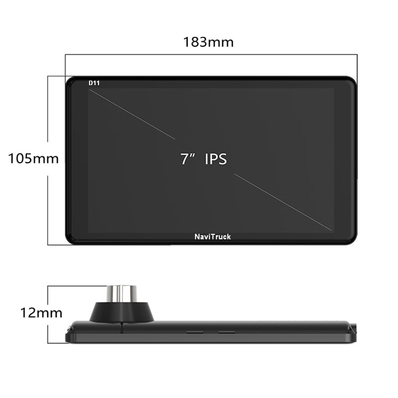 Navigatie GPS Premium pentru Camioane ,comunitate, Matinav24.ro D11 2026 ecran mare de 7 inch