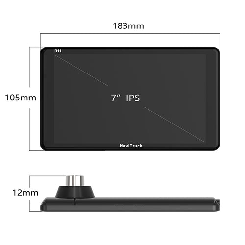 Navigatie GPS Premium pentru Camioane ,comunitate, Matinav24.ro D11 2026 ecran mare de 7 inch