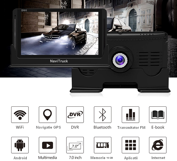 Pachet complet navigatie GPS Matinav24.ro D10S 16GB +Card de memorie 32GB