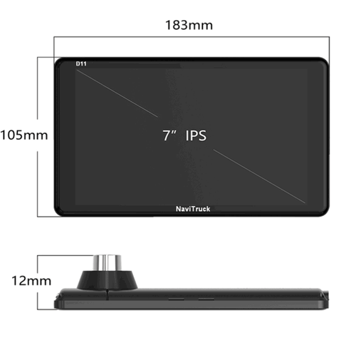 Pachet complet Matinav24.ro D11 +card memorie 32GB ,ecran mare de 7 inch